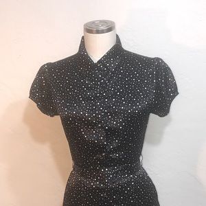 CHERISH Size:M Made in USA Satin Top